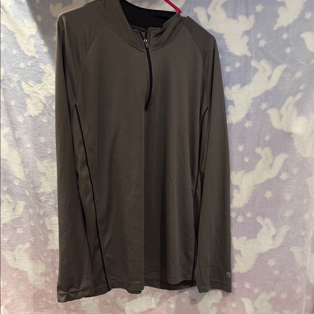 Pulse Men's Black Long Sleeve Polo Shirt